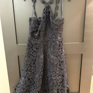 Eliza J Navy Lace Dress